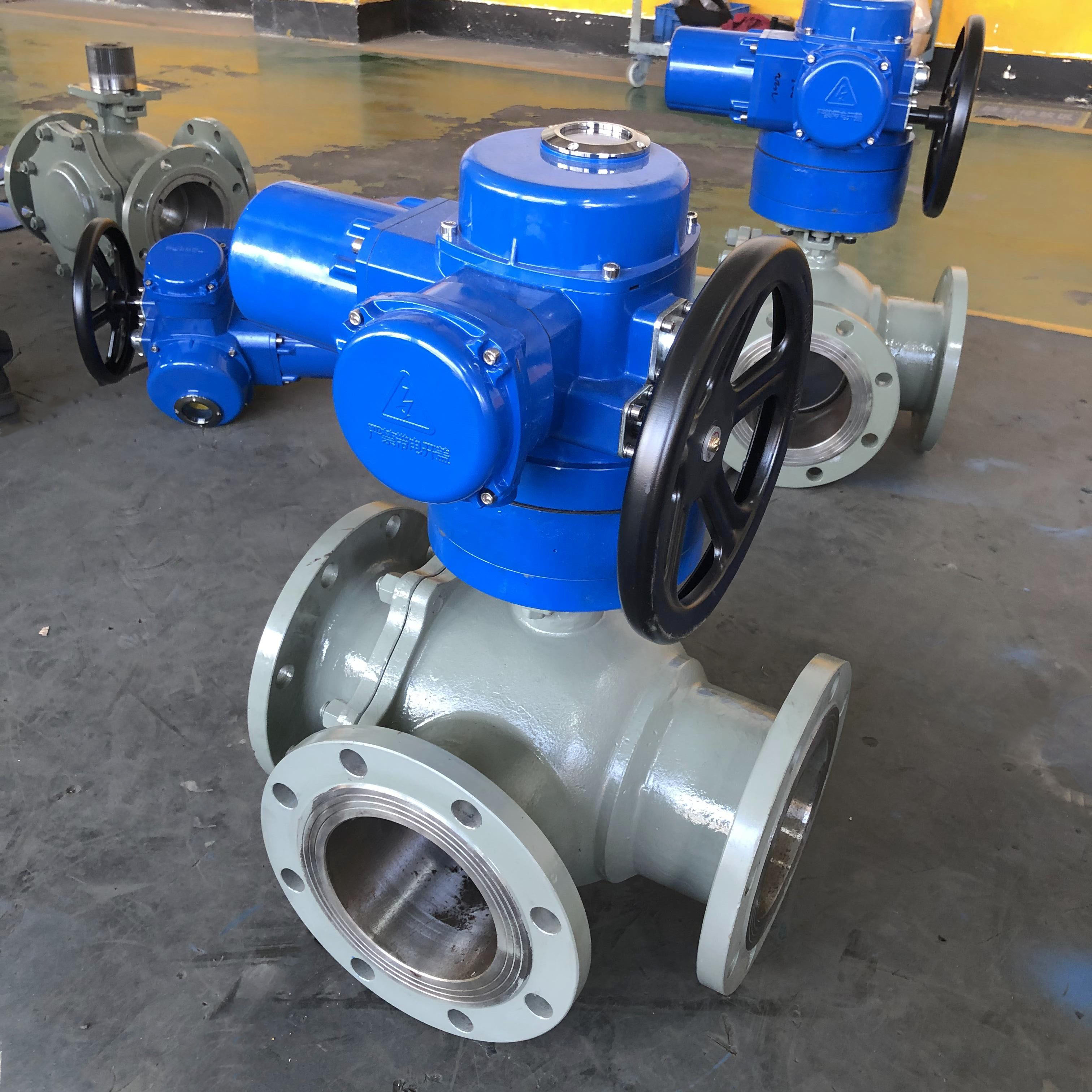 Q945F-16C DN150電動(dòng)三通球閥t型和l型