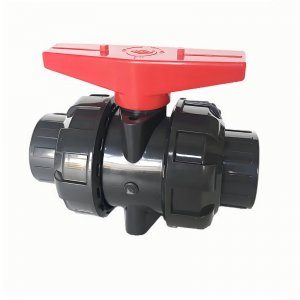 帶平臺的UPVC承插球閥，可加裝電氣動執行